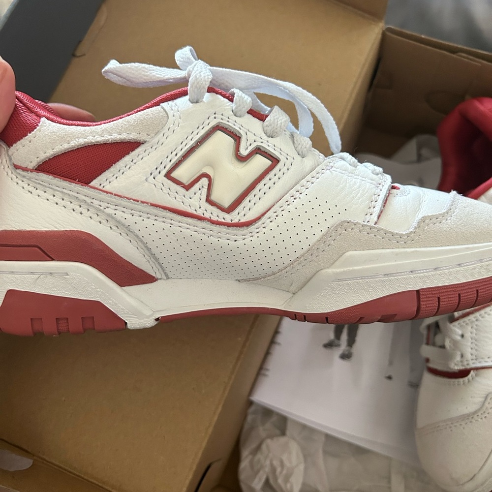 New Balance 550 white/red
